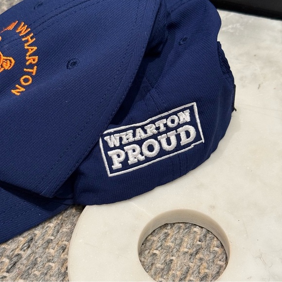 Adidas Wharton Business School Team Wharton Cluster 4 Tigers Blue Hat - Picture 2 of 7